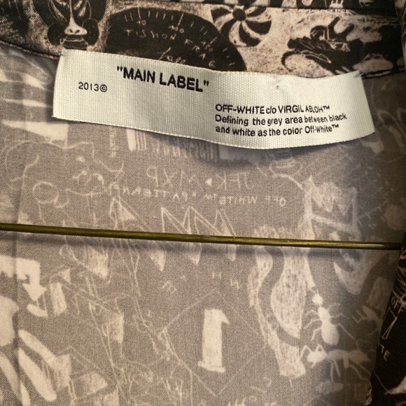 Off white main label Virgil Abloh 2 piece set - Picture 2 of 7